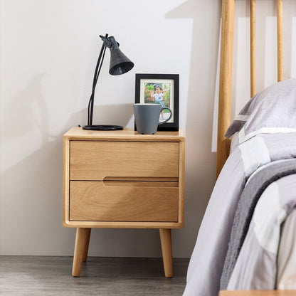 Poem Bedside Table – Solid Oak