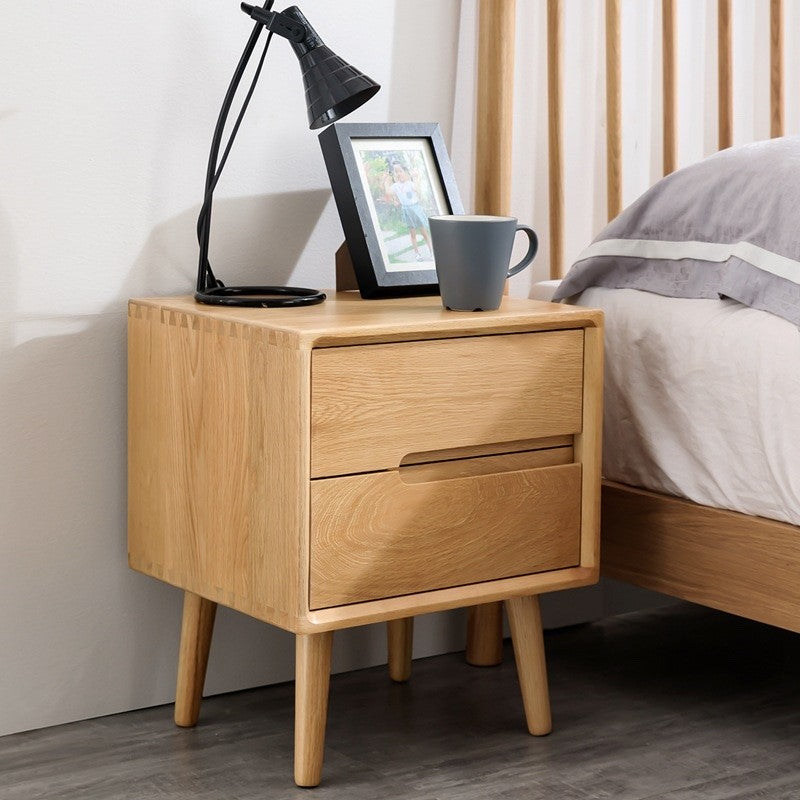 Poem Bedside Table – Solid Oak