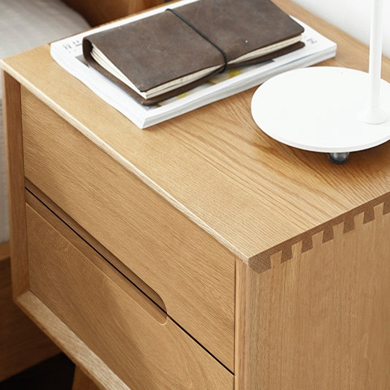 Poem Bedside Table – Solid Oak