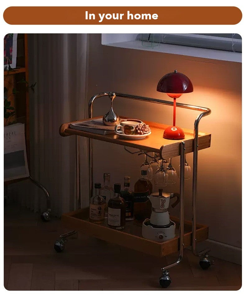 Leisure Bar Cart – Cherry Tone