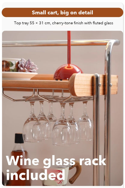 Leisure Bar Cart – Cherry Tone