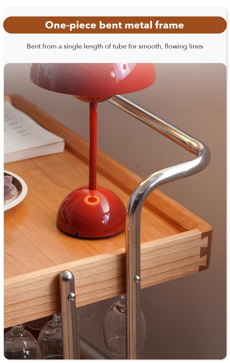 Leisure Bar Cart – Cherry Tone