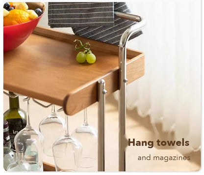Leisure Bar Cart – Cherry Tone